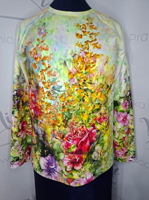 Bluza dresowa damska – WIELOBARWNY OGRÓD