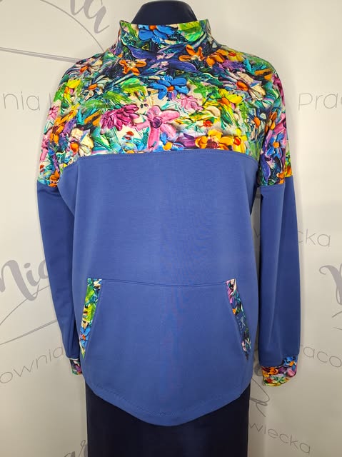 Bluza damska dresowa ze stójką – CHABROWE POLA