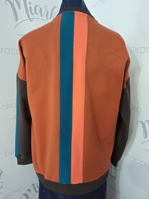 Bluza damska dresowa – BURSZTYNOWA MOZAIKA