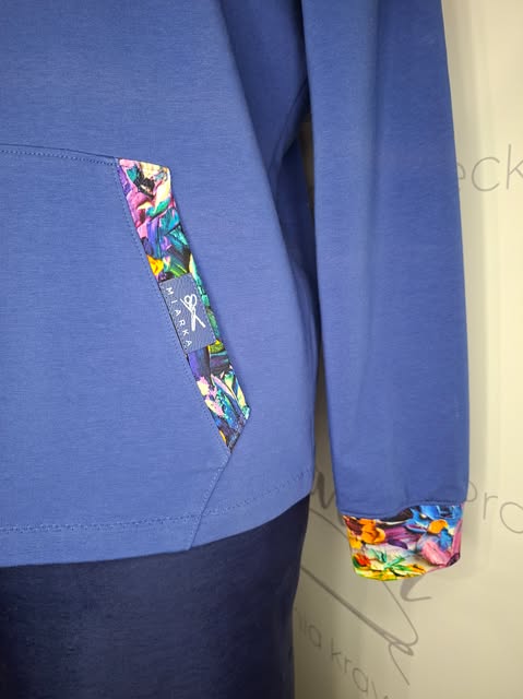 Bluza damska dresowa ze stójką – CHABROWE POLA