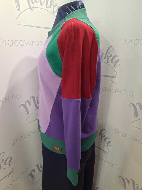 Bluza damska dresowa – JAGODOWY KOKTAJL