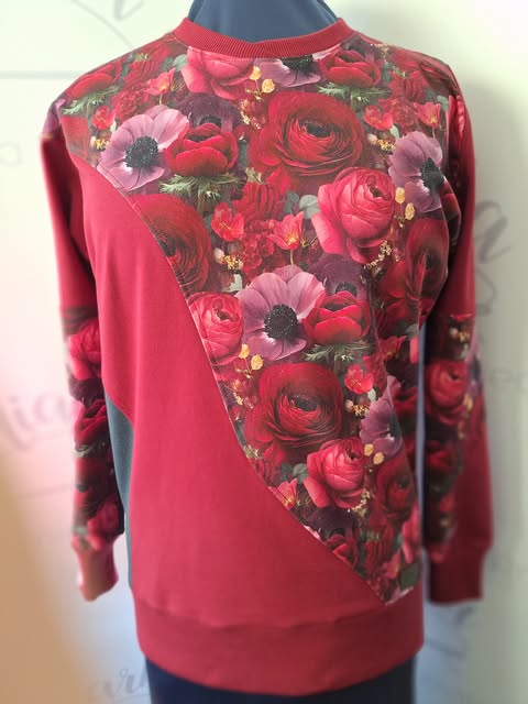 Bluza damska Patchwork – OGRÓD NA SKRAWKACH